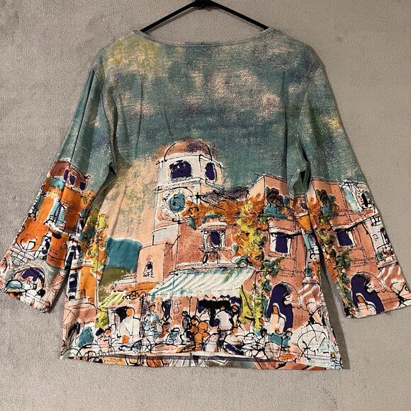 Miss Nikky Y2K Retro Bling Shirt Womens Sz L Italy Scene - Picture 7 of 8